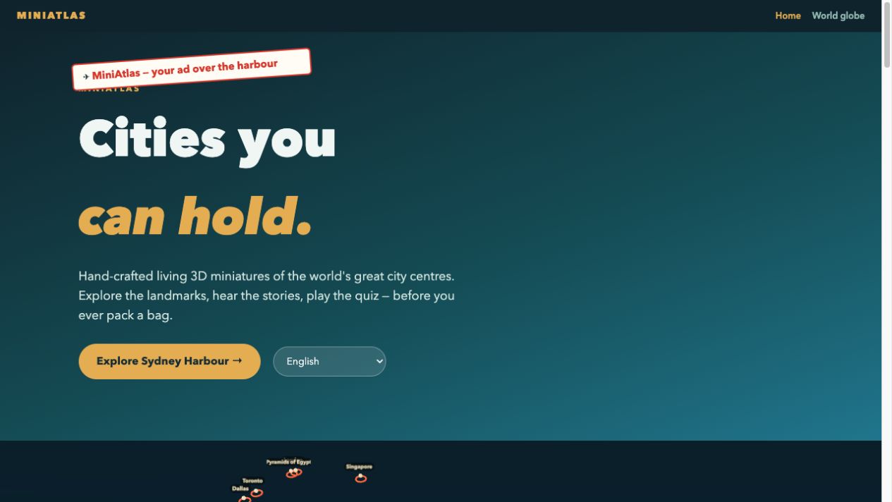 MiniAtlas product homepage